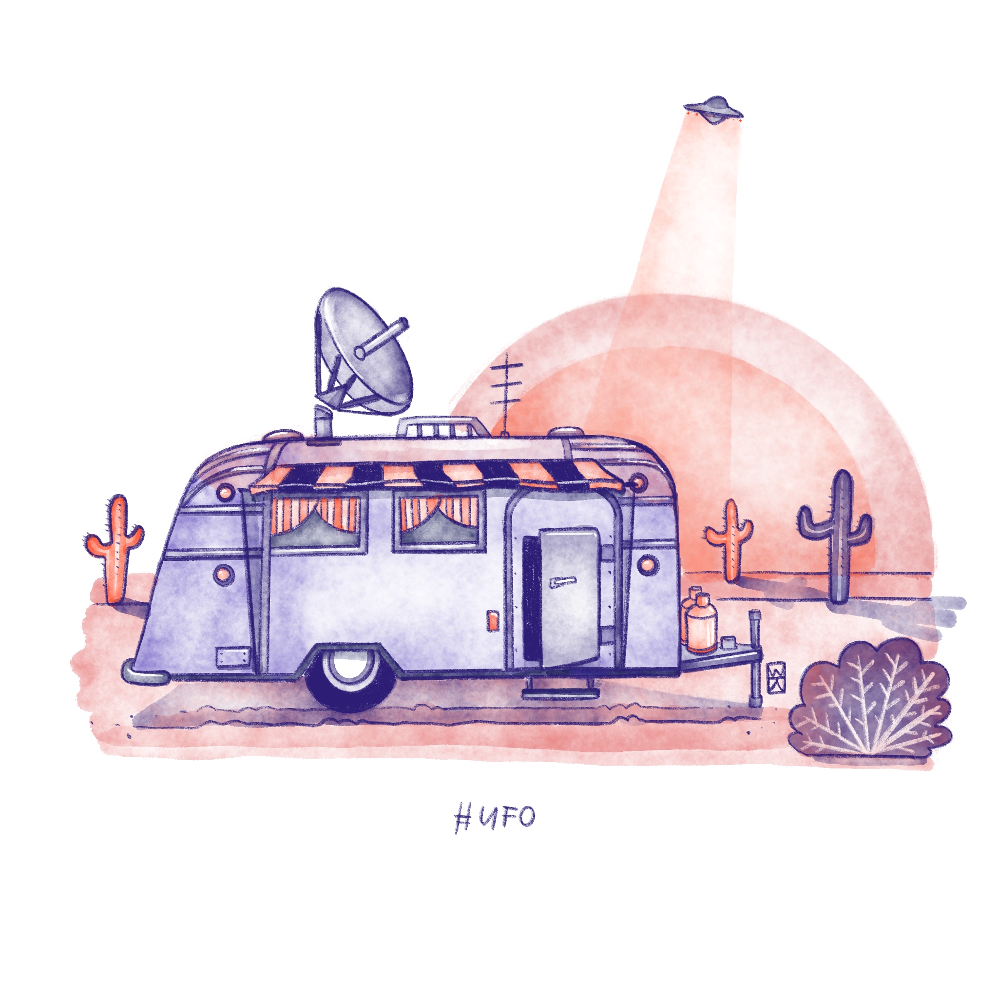a caravan in the desert