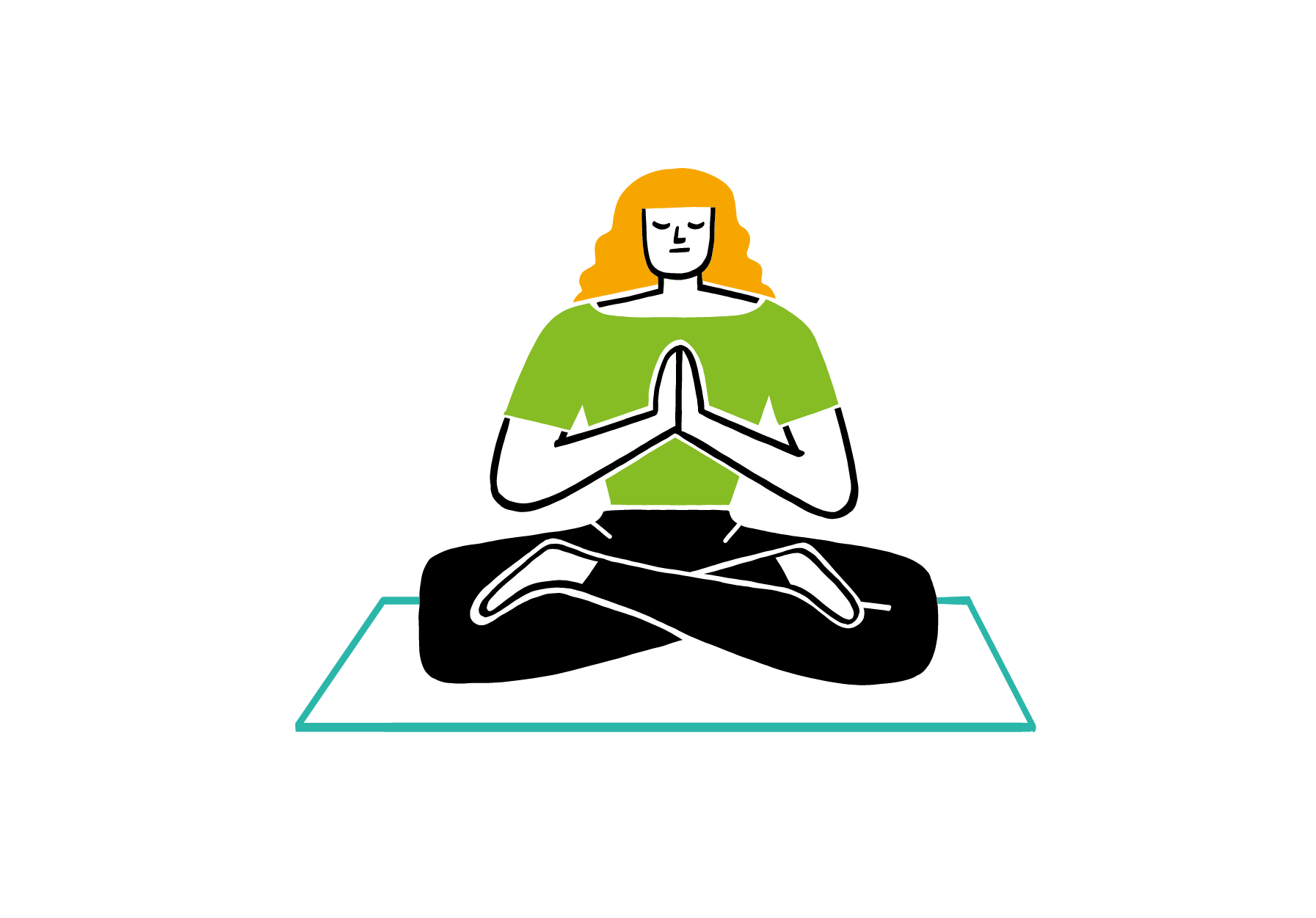 illustration yoga