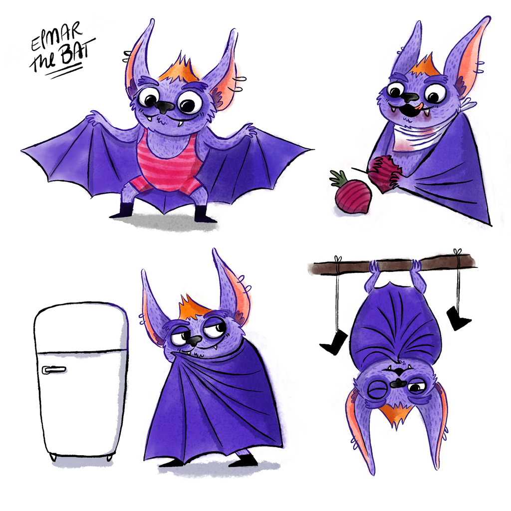 characterchart of a bat
