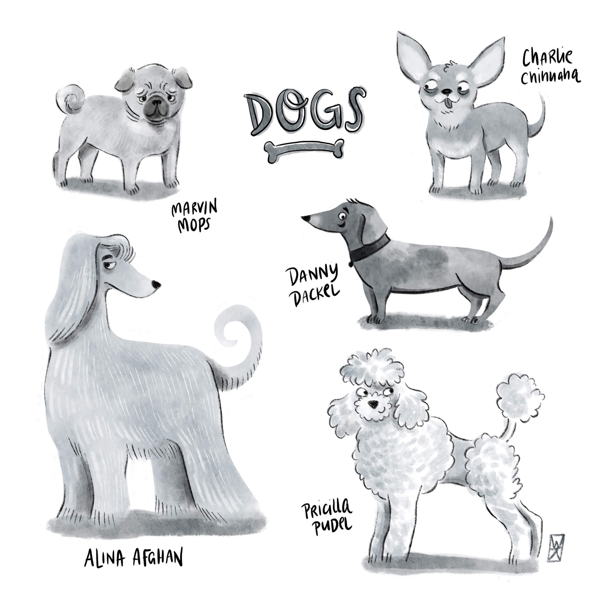 some dogs