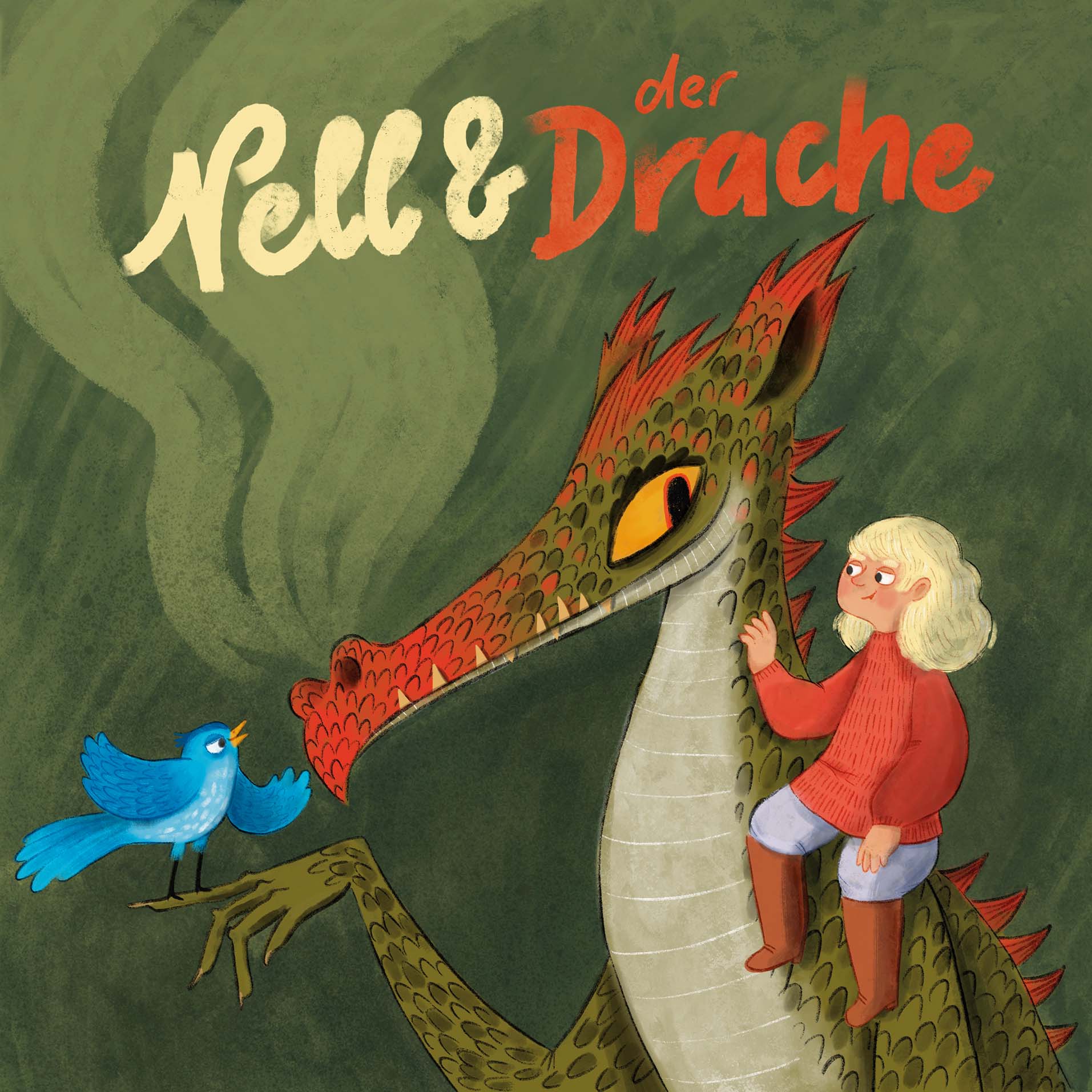 cover of a fairytail called Nell and Dragon